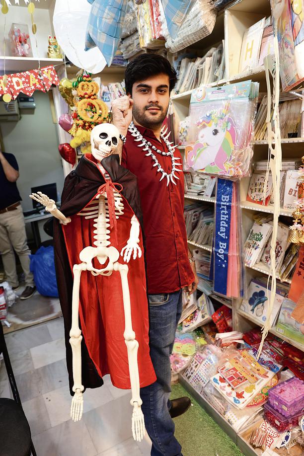 Kunal, a shop owner in Lajpat Nagar. Kunal, a shop owner in Lajpat Nagar.