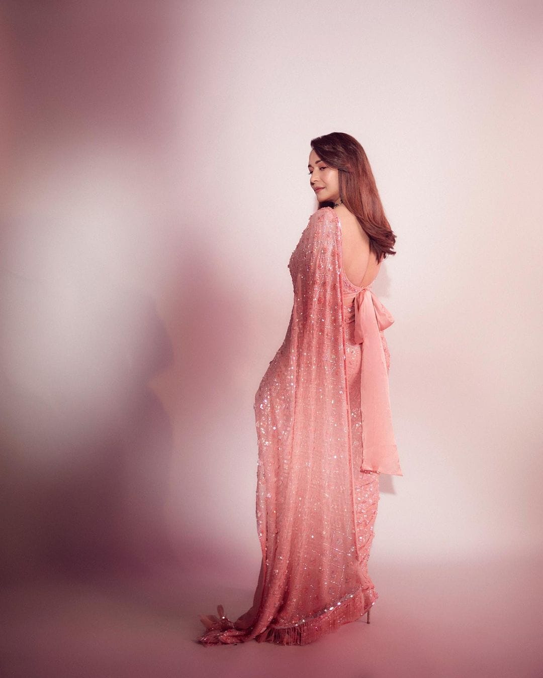 madhuri dixit pink dress Madhuri Dixit In Pink Amal